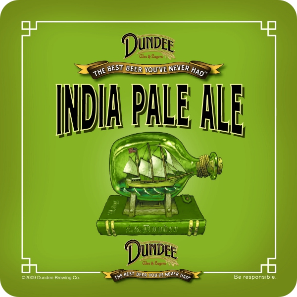 16 Dundee India Pale Ale Beer Coasters 