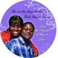 Wedding Coaster, purple, photo of couple